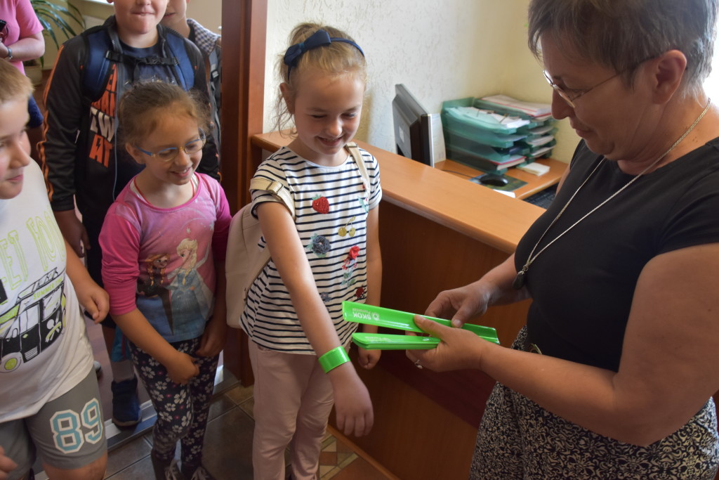 Uczniowie ze Szkoły Podstawowej w Węglewie