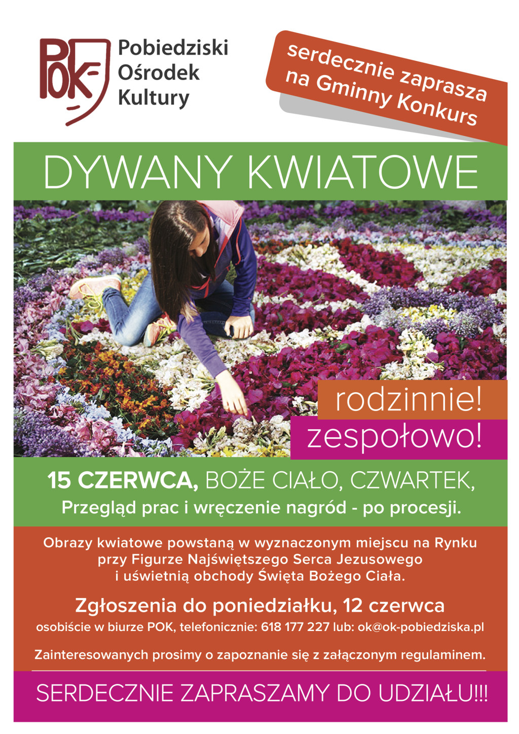 PLAKAT DYWANY KWIATOWE