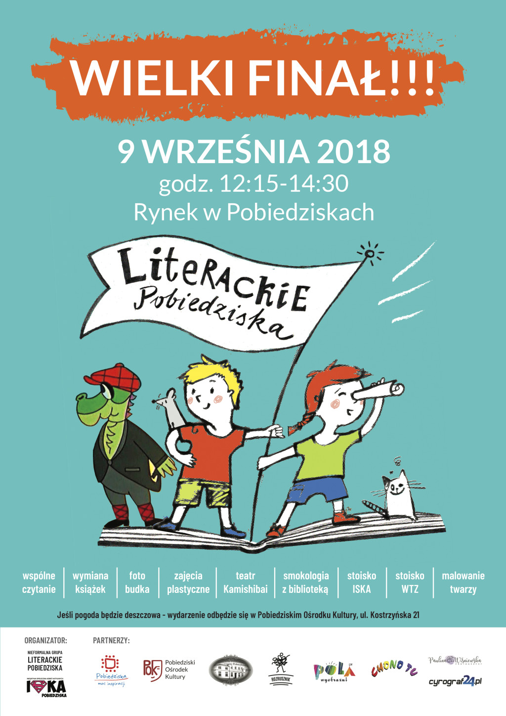 LITERACKIE POBIEDZISKA 2018 PLAKAT Z LOGO OK