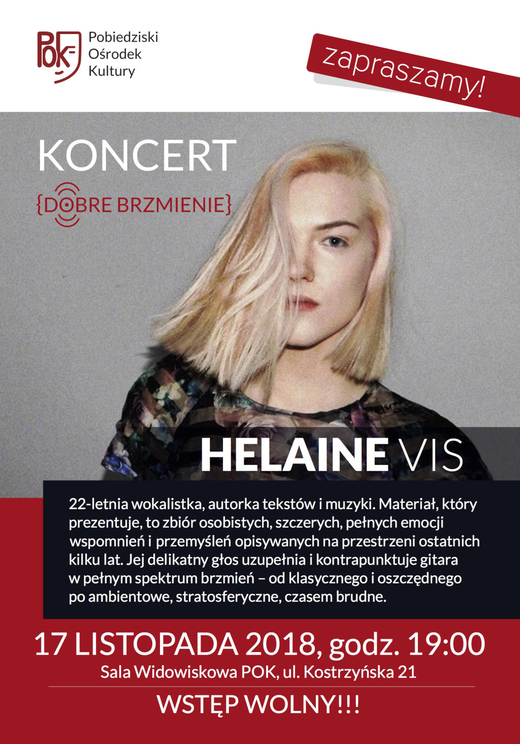 HELAINE VIS KONCERT PLAKAT
