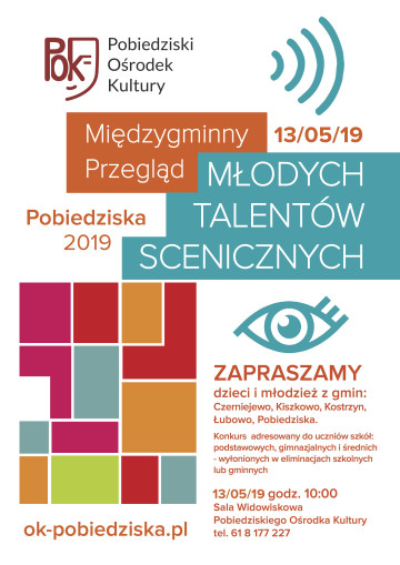 PLAKAT MŁODE TALENTY SCENICZNE 2019
