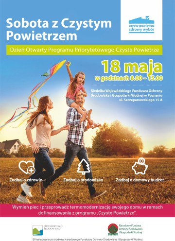 plakat sobota z czystym powietrzem