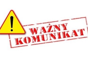 WAŻNY KOMUNIKAT