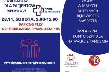 Zbiórka Pobiedziska.28.11. Szpital Puszczykowo