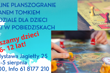 TYDZIEŃ Z PLANSZOGRANIEM W ODDZIALE DLA DZIECI BIBLIOTEKI W POBIEDZISKACH