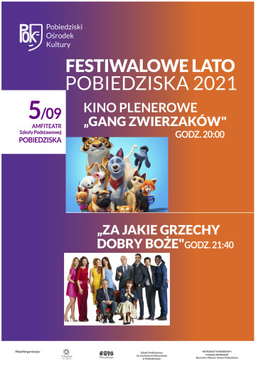 FESTIWALOWE LATO 2021 PLAKAT GANG ZWERZAKÓW