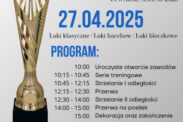 Zawody Otwarcia Sezonu w Łucznictwie plakat