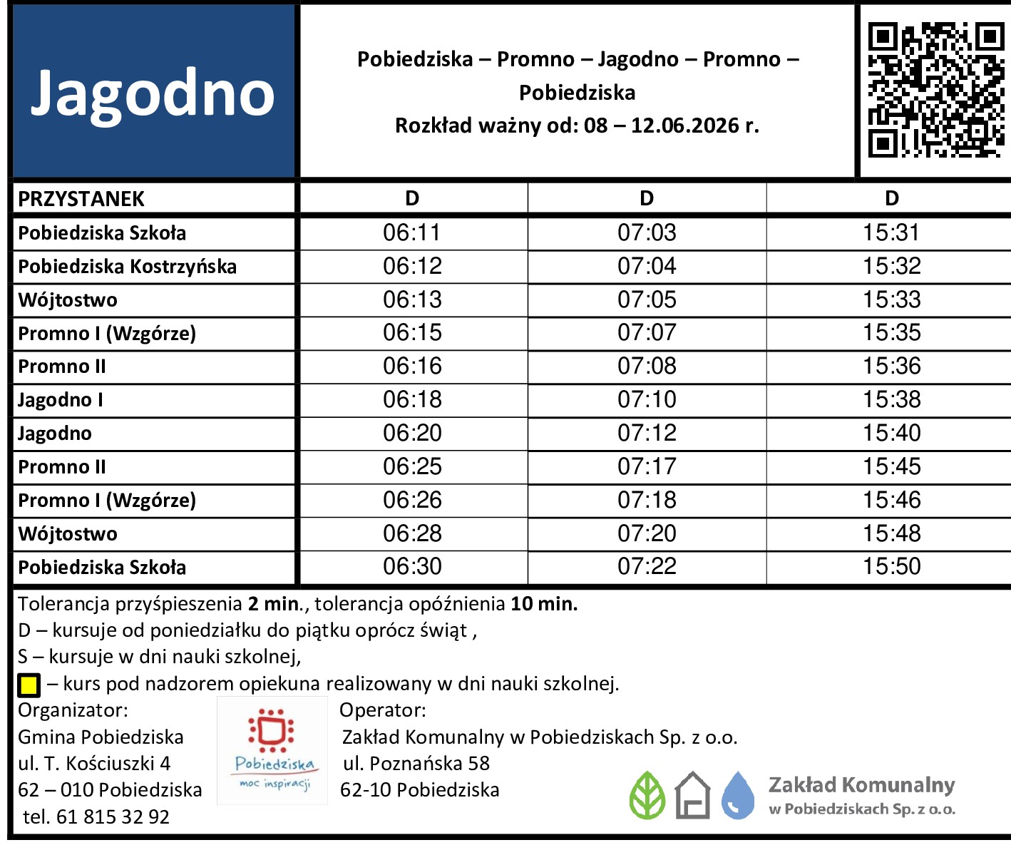 Jagodno-rozkład-jazdy