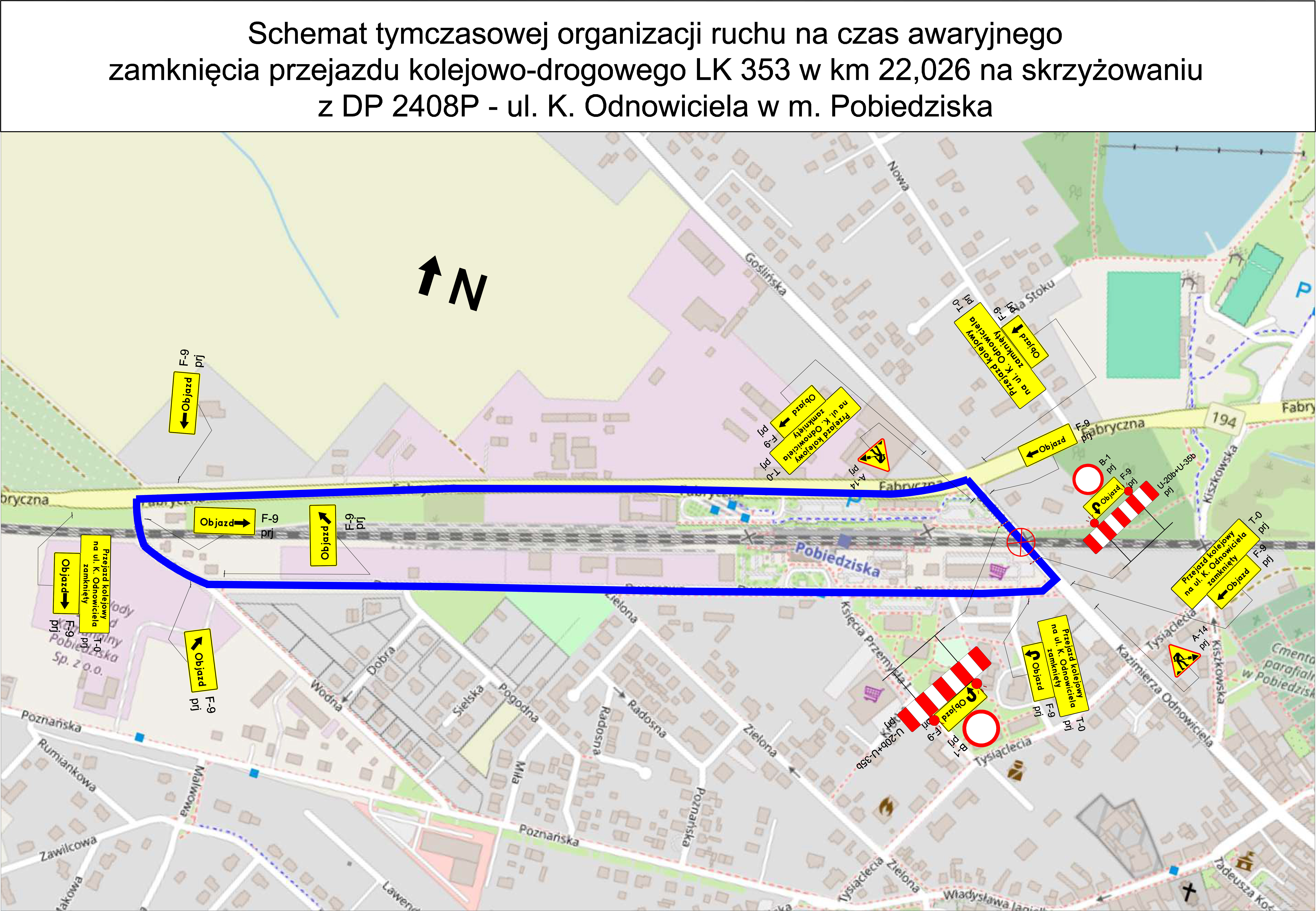 9 km 22,026 Pobiedziska-AWARYJKA